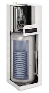 Installation par Planète Energies d'une pompe à chaleur air eau avec production d'eau chaude