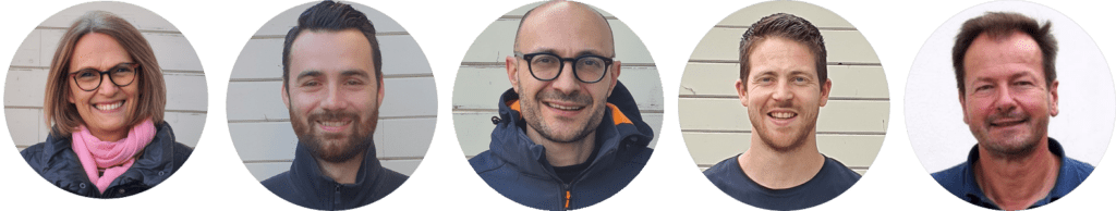 Ensemble de l'équipe de Planète Energies, spécialisée en chaudière, pompe à chaleur et panneaux solaires photovoltaïques.